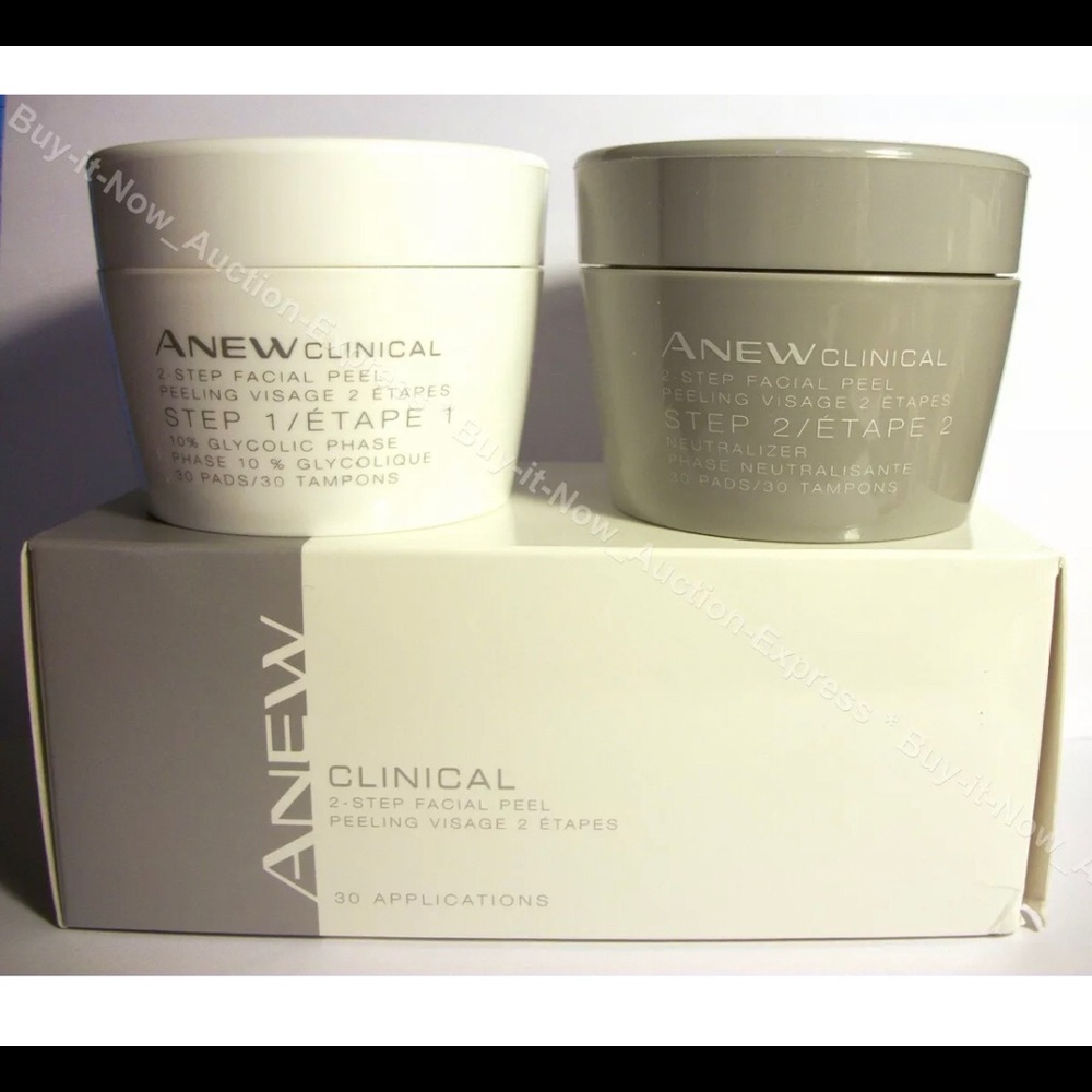 Avon Anew Clinical 2 Step Facial Peel (30 pads)